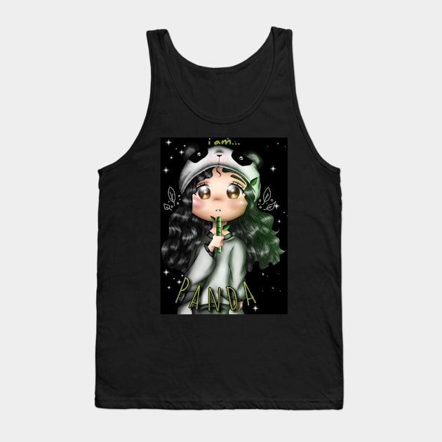 I am Panda Tank Top by YaR Comics